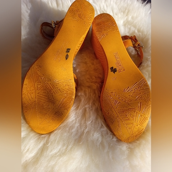 Pikolinos Sunshine Yellow Wedges 40 EUC - Picture 6 of 8